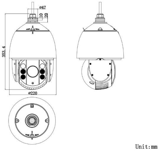 iDS-2DC7423MX-A/S1(B) 400 万像素 7 寸混合补光网络高清智能球机